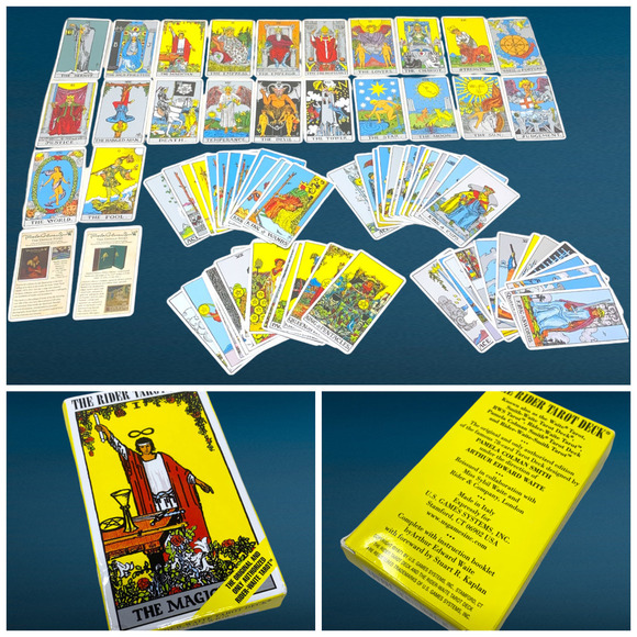 Rider Smith-Waite Tarot Card Deck THE MAGICIAN U.S. Games 78 Cards Made in Italy - Picture 1 of 12